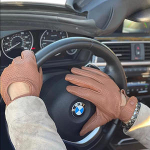 Guantes de Conducción de Seguridad con Dedos Completos, de Piel de Oveja, Duraderos, Antiestáticos, Resistentes al Calor, de Alta Calidad, con Función Táctil - Product Image 3