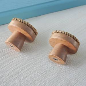 Perillas y tiradores para gabinetes, herrajes para muebles, precio económico, perilla de ratán, decoración de interiores para el hogar - Product Image 5