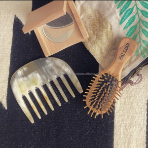 Peine de cuerno de buey artesanal auténtico hecho a medida para el peinado nupcial último lanzamiento de vacaciones - Product Image 4