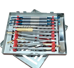 Kit de microcirugía oral dental en oferta, 9 piezas de instrumentos maxilofaciales con bandeja - Product Image 1
