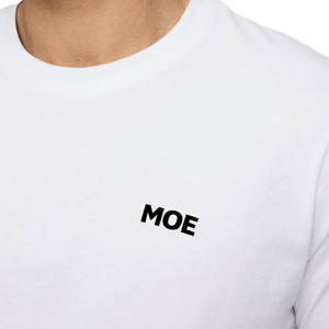 Camisetas de algodón grueso para hombre, estilo urbano, oversize, con logo minimalista, fabricación de ropa de marca privada, camiseta de algodón para hombre - Product Image 5