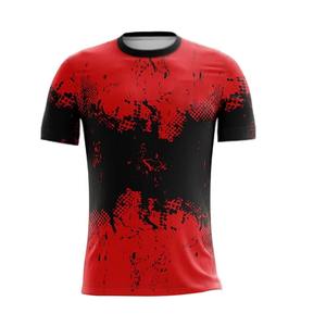 Conjunto de Uniforme de Fútbol Personalizado Rojo y Negro, Camiseta de Fútbol con Nombre y Número Personalizados para Hombres, Equipos Juveniles, Ropa Deportiva al por Mayor - Product Image 5