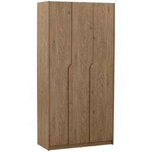 Contemporary Wooden Laminated Board 3 Door Hinged <b>Wardrobe</b> <b>Storage</b> Closet Cabinet for Bedroom Indoor Home Furniture - Product Image 1