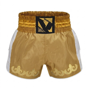 Elite Training Gear Fully Customized Muay Thai Shorts Featuring Vibrant Graphics Flexible Material Performance Muay Thai Shorts - Product Image 5