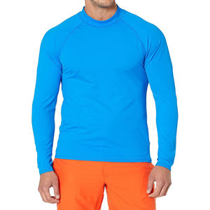 Camiseta de Compresión Deportiva de Manga Larga para Hombre, de Alta Calidad, con Estampado por Sublimación Personalizado, Transpirable, de Spandex y Poliéster - Product Image 1