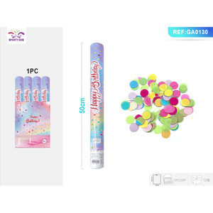 Serie Macaron 50CM Fiori Circolari Multicolore con Design HP per Illuminazione, Feste di Compleanno, Momenti Festivi, Coriandoli e Striscioni - Product Image 1