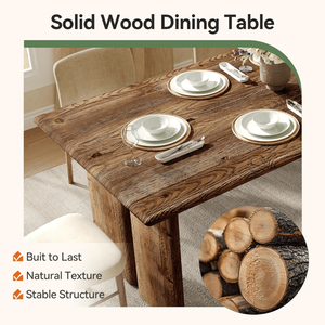 Tavolo da Pranzo Rettangolare Allungabile in Rovere, Stabile e Durevole, Convertibile, Assemblato per Arredamento Sala da Pranzo - Product Image 2