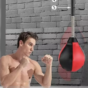 Speed <b>Bags</b> for Boxing <b>Punching</b> <b>Bag</b> with Reinforced Spring Wall-Mounted Strong Durable <b>Punching</b> <b>Bag</b> with Stand Height - Product Image 1