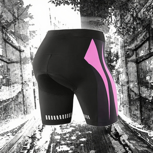 Pantalones Cortos de Ciclismo Transpirables para Mujer - Pantalones de Ciclismo para Exteriores con Acolchado de Gel 4D e Impresión por Transferencia de Calor - Product Image 4