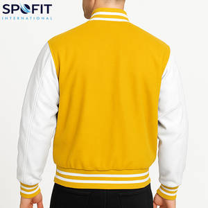 Customized Casual Wear Men's Varsity Jackets Premium Quality Baseball Jacket for Men Embroidery Patch Wholesale Letterman Jacket - Product Image 2