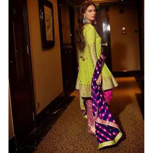 Top-Bottom y Dupatta Set de diseñador para mujer para ropa de fiesta - Product Image 3