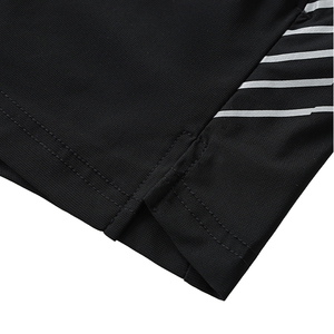 Custom High-Quality Red <b>Mens</b> Sporty <b>Shorts</b> With Side Stripe <b>Elastic</b> <b>Waist</b> Breathable Mesh Material <b>Short</b> Length - Product Image 6
