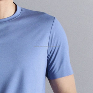 Camisetas Casuales de Hombre con Estampado de Letras, Tejidas en Seda/Algodón, Ropa Deportiva, Secado Rápido, Ecológicas, Impresión Digital, Manga Corta - Product Image 3