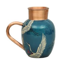 High Quality Copper Jug with Lid Most Trending Hotel Restaurant <b>Tea</b> <b>Pots</b> & Kettles Hot <b>Sale</b> Drinking Water Jug - Product Image 1