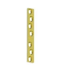Orthopedic Gold Broad Dynamic Compression Plate DCP Surgical Bone Implant for Trauma Fracture <b>Stabilization</b> and Fixation - Product Image 3