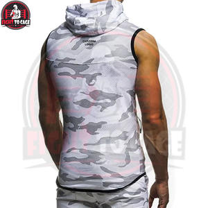 Fabriqué au Pakistan, sweat-shirt sans manches pour homme et garçon, en polyester/coton, confortable, léger, respirant, style décontracté, avec fermeture éclair - Product Image 2