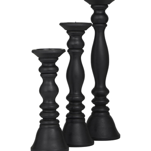 Proveedor al por mayor de candelabros de madera tallados a mano Juego de 3 candelabros de madera de mango de Venta caliente a precio barato - Product Image 4