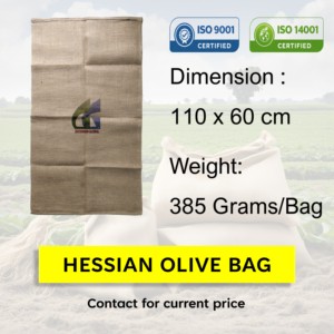 Sacs en jute pour l'emballage des olives, 110 x 60 cm, 385 g, 50 kg, qualité alimentaire, écologiques, vente en gros, Goodman Global Bangladesh - Product Image 2
