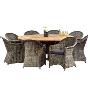 Scandinavian Boho Rattan <b>Dining</b> <b>Chair</b> Minimalist Single Armchair Handcrafted Rattan Furniture for Nordic Style <b>Dining</b> Room Cafe - Product Image 2