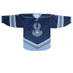 Jersey de Hockey sobre Hielo Personalizado para Equipo Verde, 100% Poliéster de Secado Rápido, Cuello en V, Hecho a Medida, Jerseys de Hockey Internacionales - Product Image 3