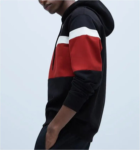 Vêtements d'hiver décontractés écologiques de haute qualité en gros, avec logo brodé personnalisé, 100 % coton polaire coupe-vent délavé - Product Image 4