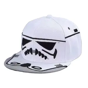 Custom Logo Embroidery Print Flat Brim Hat Multiple Styles Plain Blank Snapback Caps for Men Fitted Baseball Hat