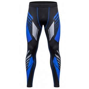 <b>Mens</b> <b>Compression</b> <b>Leggings</b> Custom Gym Workout Running Pants Moisture Wicking Stretch Fitness Training Tights Wholesale Supplier - Product Image 1