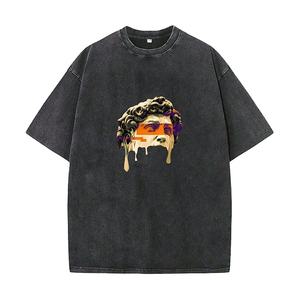 Personnalisé 180Gsm Vierge Grande Taille Hommes T-shirts T-shirts avec Logo Personnalisé Sérigraphie T-Shirt Uni Coton T-shirt pour Hommes - Product Image 1