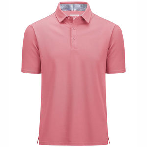 Polo de manga corta para hombre, estilo casual, corte regular, color liso, cuello vuelto, transpirable. - Product Image 5