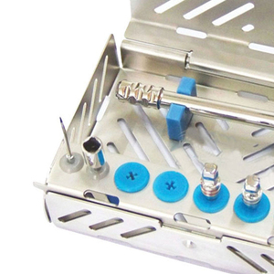 Set Quirúrgico para Cirugía de Implantes con Herramientas Dentales de Trinquete y Equipo de Colocación, Kit de Implantes Dentales con Colección de Destornilladores para Implantes - Product Image 5