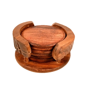 Acacia Wood Coasters Style Table Decoration Accessories Custom Sublimation Eco-Friendly Heat Resistant Wood Coaster - Product Image 1