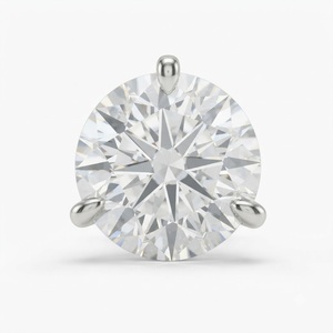 Colgante Solitario de Diamante Cultivado en Laboratorio, Corte Brillante Redondo de 2.00CT, Platino PT950, Certificado IGI, con 3 Puntas - Product Image 4