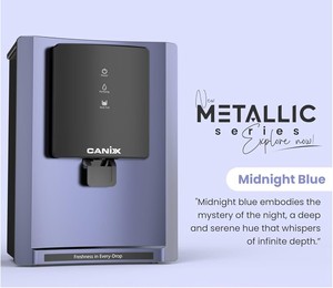 ระบบกรองน้ำดื่มแบบออสโมซิสย้อนกลับ CANIX MIDNIGHT BLUE สำหรับใช้ในบ้าน ติดผนังหรือวางบนโต๊ะ พร้อมไฟ LED เกรดสำหรับอาหาร - Product Image 1