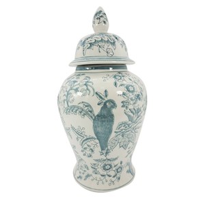 Silver Metal Ginger Jar Luxury Chrome Temple Jar With <b>Lid</b> Tabletop <b>Decorative</b> Urn Vase Home Centerpiece - Product Image 3