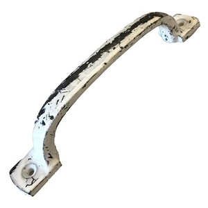 Tiradores de muebles de hierro fundido blanco antiguo tradicional, gran oferta, armario de almacén al aire libre, cajones para tirar - Product Image 1