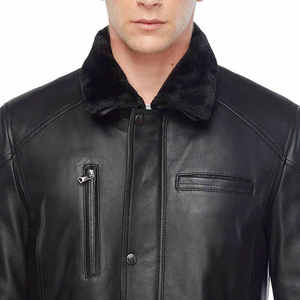 2026 New Fashion Loose-fitting Bomber Fashion <b>Jacket</b> High Quality <b>Sheepskin</b> Genuine Leather Motorcycle Racing <b>Jackets</b> - Product Image 6