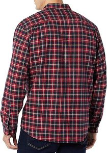 Camisa de Franela de Moda Casual para Hombre, Material de Algodón Ligero de Alta Calidad Premium, Color Sólido, Transpirable, a Cuadros - Product Image 2