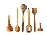 Handmade Wooden Non Stick Cooking Spoon Heat Resistant Kitchen <b>Utensils</b> for Mixing Turning Serving Food - Product Image 6