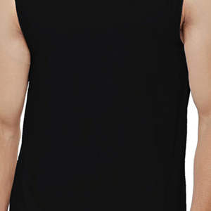 Camiseta Deportiva de Algodón con Logotipo Personalizado, Ligera y Suave, Camiseta sin Mangas Negra para Gimnasio, Camiseta sin Mangas para Correr para Hombre a un Precio Razonable - Product Image 4