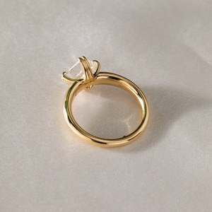 Elegant Asscher Cut Lab Grown Diamond 925 Sterling <b>Silver</b> Engagement Anniversary <b>Ring</b> Minimalist <b>Solitaire</b> Luxury Jewelry Gift - Product Image 4