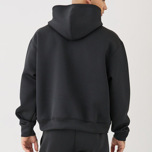 Conjunto deportivo de alta calidad hecho a medida para hombre, sudadera con capucha de algodón y pantalones de felpa, conjunto deportivo cálido para hombre. - Product Image 2