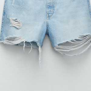 Shorts en jean pour femmes 2026 – Vente en gros directe usine, prix abordable, quantité OEM, approvisionnement en vrac, style décontracté 2026 - Product Image 4