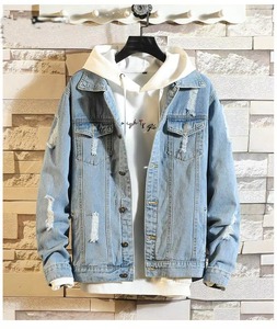 Chaqueta Vaquera de Moda para Hombre, Prenda Casual Premium para Uso Diario y Tendencias de Moda Contemporáneas, Tejidos de Punto al por Mayor - Product Image 2