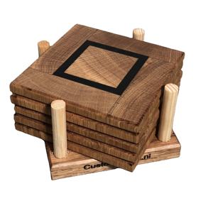 Gran oferta, alfombrilla de aislamiento térmico antideslizante japonesa de comedor de madera maciza redonda creativa, posavasos para tazas de té - Product Image 6