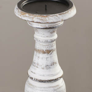 Bougeoir rectangulaire en bois Art déco moderne sculpté à la main couleur personnalisée utilisation de salon en bois massif écologique - Product Image 4