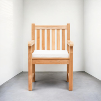 Chaises de salle à manger en teck pour extérieur, vente en gros directe d'usine, chaises de restaurant commerciales robustes, mobilier de jardin de luxe