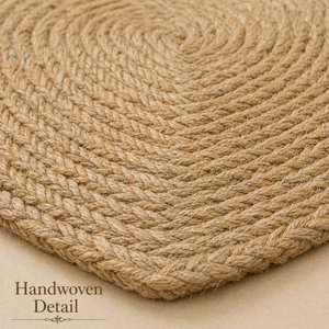 Wholesale Handmade Natural Jute Table Mat | Braided Seagrass Placemat Eco Friendly Dining Table Decor | Rustic Home <b>Kitchen</b> Use - Product Image 3