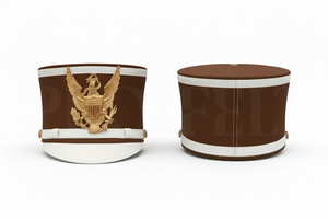 Custom Made Color Parade Cap with Custom Logo Embroidery Emblem White Visor Ceremonial Uniform <b>Hat</b> for Wholesale Cheap Price - Product Image 2