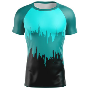 Customize Your Own Logo Sublimated Full Sleeve Rash Guard MMA Rash Guard <b>Compression</b> <b>Shirt</b> MMA Rash guard for Men - Product Image 3