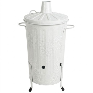 Modern Style Galvanized Steel Garden Incinerator <b>Bin</b> Outdoor Metal <b>Fire</b> <b>Bin</b> For Burning Rubbish Leaves And Wood Waste Low Price - Product Image 6